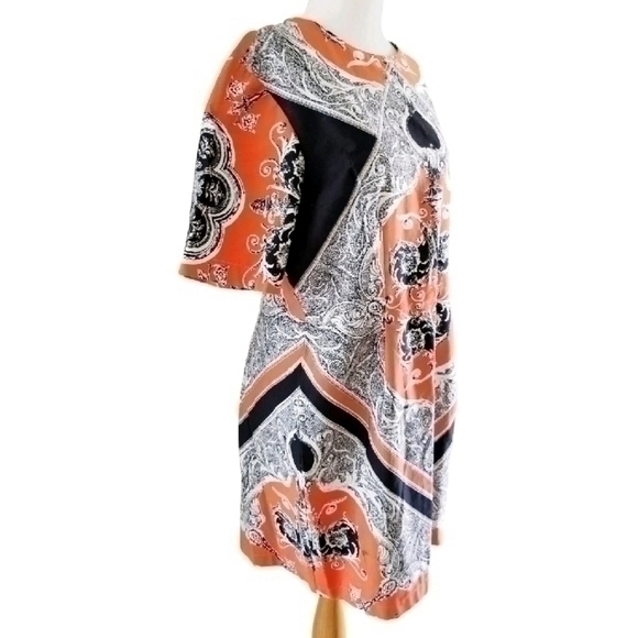 💥NWT💥 ASOS ORANGE SHIFT DRESS SZ 14 - Picture 2 of 4